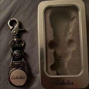 cabela's cover clip gunmetal carabiner watch